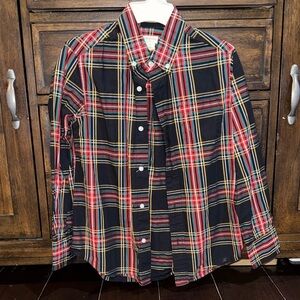 Boy’s Tartan Button-Up Shirt